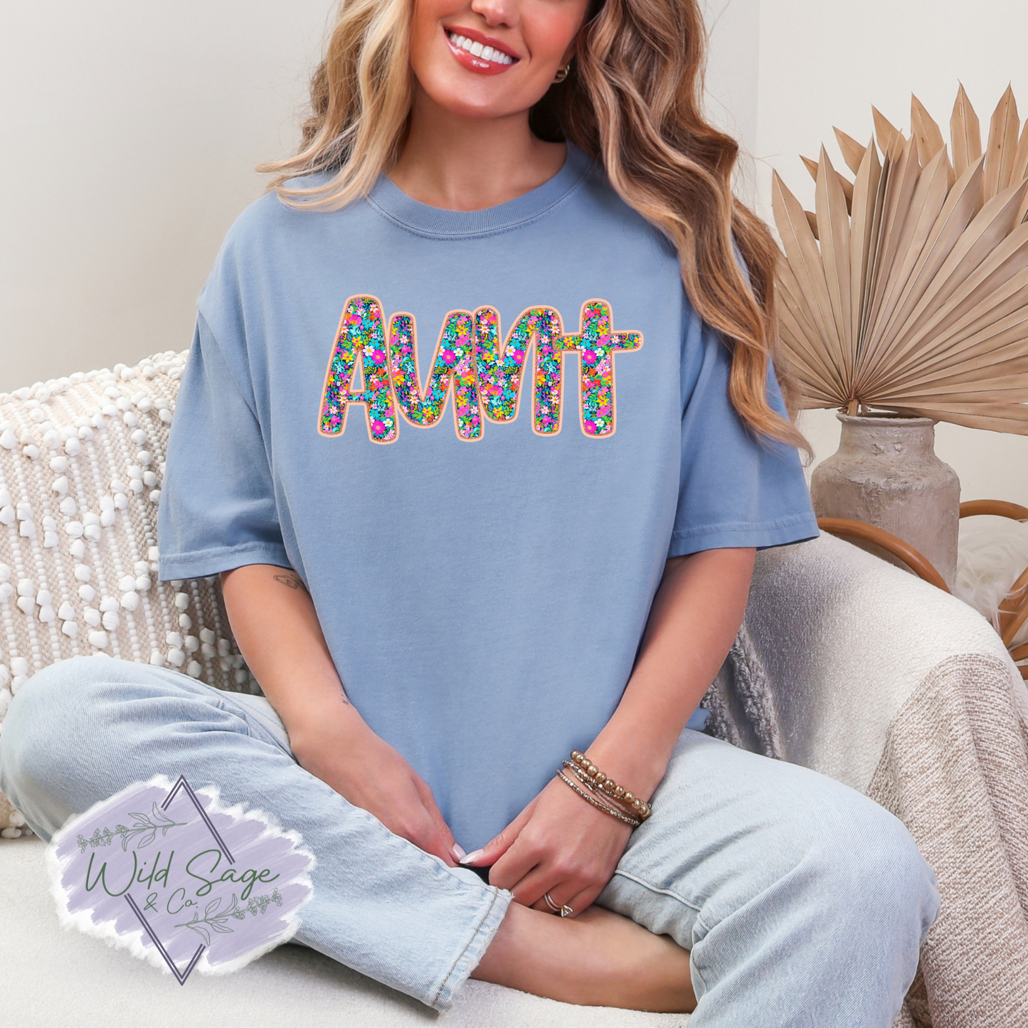 Floral Name Tee