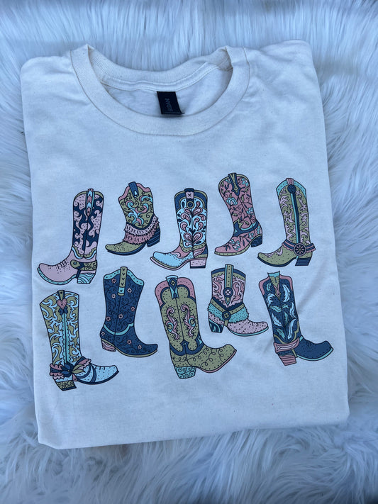 Boots Tee