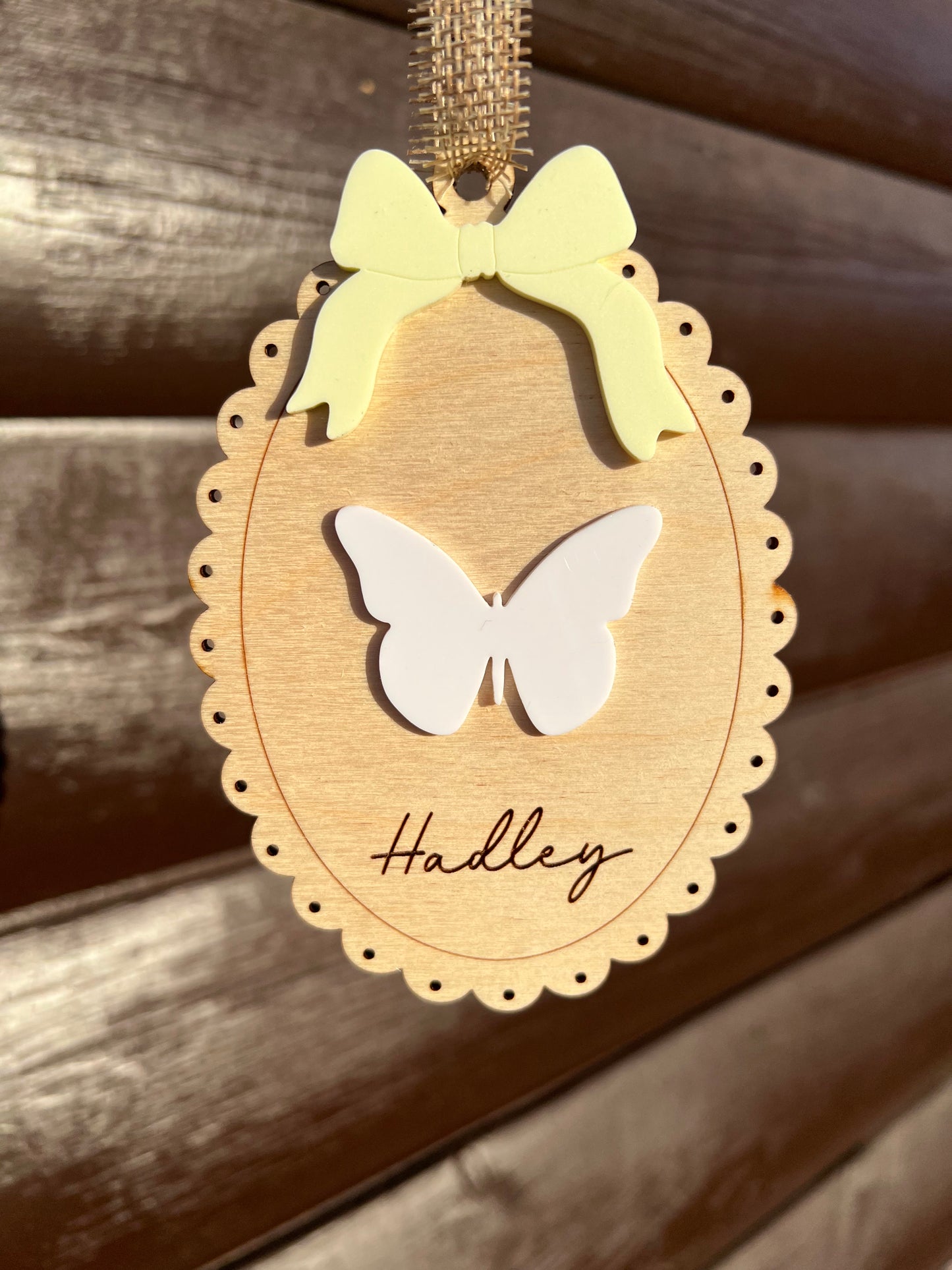 Vintage Basket Tag