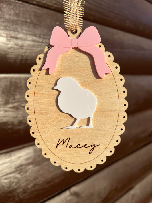 Vintage Basket Tag