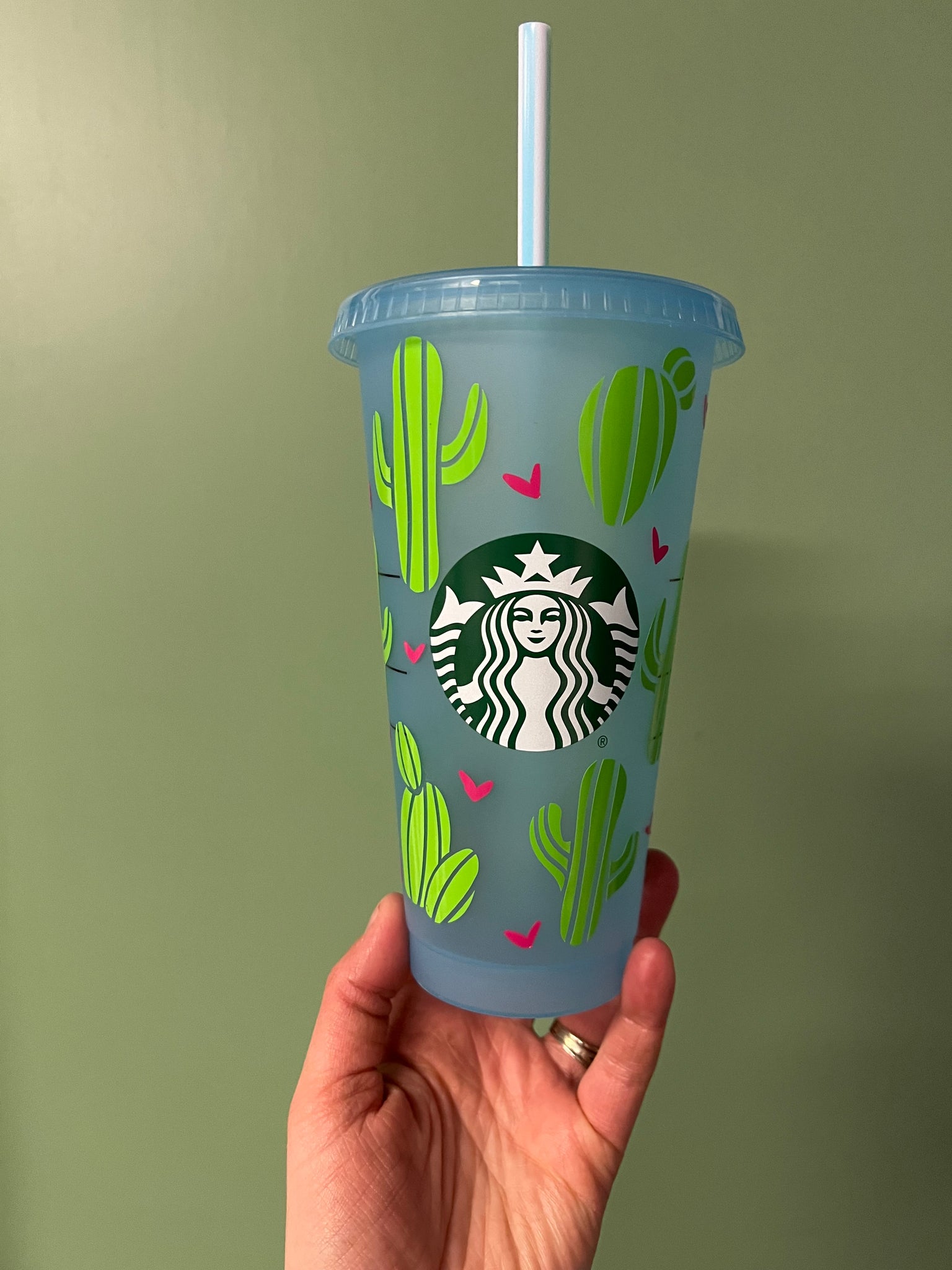 Cactus Blue Starbucks Cold Cup