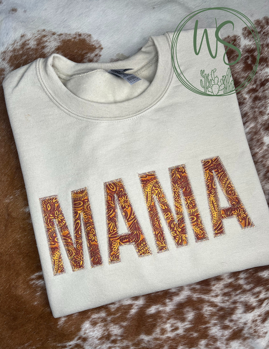 Embroidered Leather Fabric Name | Personalized